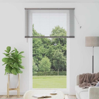 Jaluzea pentru Fereastră Argintiu 135 x 220 cm Aluminiu foto