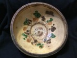 Arta si Traditie - Farfurie / Blid / Strachina / Castron de Horezu jud Valcea ceramica utilitara mijlocul sec XX !