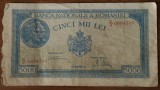 Bancnota 5000 Lei 1945 Romania - Numismatica Bancnote Romanesti - Colectionari