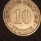 10 pfennig 1913 G, Tiraj = 1.373.000, stare UNC. Discount conform decriere [10 - 20 %. Vezi descrierea.].