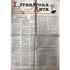 Literatura si Arta. Saptamanal al Uniunii Scriitorilor din Modova, nr. 33, 16