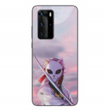 Husa compatibila cu Huawei P40 Pro Silicon Gel Tpu Model Demon Slayer Sabito