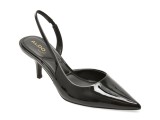 Pantofi eleganti ALDO negri piele ecologica lacuita Femei slip-on STESSY LOWSLING 001