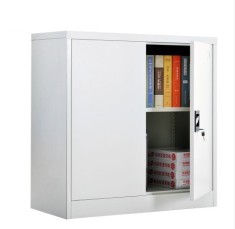 Fiset metalic Premium 1 polita+baza, 90x90x40 cm, vopsit gri, 50 kg/polita, inchidere 3 puncte, neasamblat, PLUS