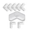 Set 8 protectii pentru colturi mobila, silicon, transparent, pentru siguranta copiilor