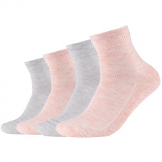 șosete Skechers 2PPK Basic Cushioned Quarter Socks SK42019-4281 gri