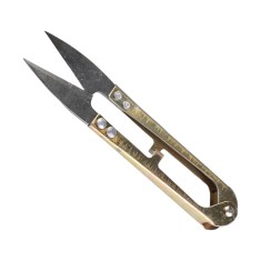 Foarfeca ciupitoare metalica pentru taiere fire si ate Crisalida, lungime 10 cm, Auriu