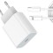 Set Incarcator SvodMedia&reg;️ Compatibil cu iPhone, USB-C 20W Fast Charger si Cablu USB-C Lightning, Compatibil cu iPhone 14 / 13 / 12 / 11 XS / X / 8 /