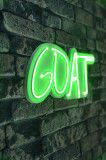 Decoratiune luminoasa LED, GOAT, Benzi flexibile de neon, DC 12 V, Verde, Neon Graph