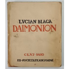 DAIMONION de LUCIAN BLAGA , 1930 , * MINIMA UZURA