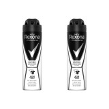 Set 2x Deodorant spray Rexona Men Invisible Black&amp;amp;White, 150 ml