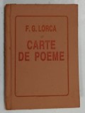 CARTE DE POEME de F. G. LORCA , 1994