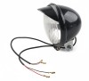 Far LED MOTO ATV SCUTER NEGRU Auxiliar LED 12V Universal - Stil Custom Chopper, Compatibil Harley, Honda, Suzuki, Yamaha, Kawasaki, TMMP