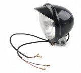 Far LED MOTO ATV SCUTER NEGRU Auxiliar LED 12V Universal - Stil Custom Chopper, Compatibil Harley, Honda, Suzuki, Yamaha, Kawasaki, TMMP