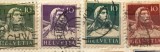 Cumpara ieftin Timbre Helvetia-Elvetia Interbelica TMB1CH serie/lot 4