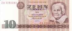 GERMANIA (DDR) 10 mark 1971 VF+++/XF!!! foto