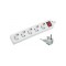Prelungitor 5 prize 5m cu intrerupator 3xG1.5mmp 3500W Well