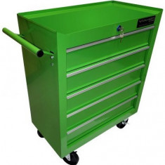 Dulap Pentru Scule Neechipat 5 Sertare Verde Viaken 12-189-926