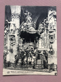 Carte postala format mare - BRUSSELS (10) Scaunul adevărului biserica Sf. Gudula, Belgia, Necirculata, Printata