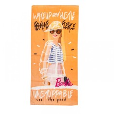 Prosop de baie sau plaja Barbie Unstopabble, 70X 140CM