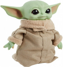Figurina de plus Baby Yoda The Mandalorian Star Wars 28 cm foto
