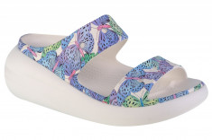 Papuci flip-flop Crocs Classic Crush Butterfly Sandal 208247-94S multicolor foto