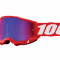 Ochelari Enduro 100% Accuri 2 Red cu lentila oglinda blue