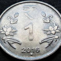 Moneda 1 RUPIE (RUPEE) - INDIA, anul 2016 * cod 3711 = A.UNC