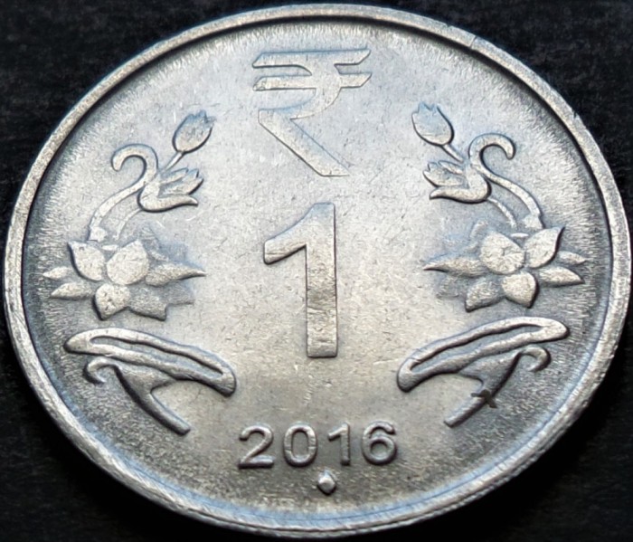 Moneda 1 RUPIE (RUPEE) - INDIA, anul 2016 * cod 3711 = A.UNC