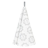 Cumpara ieftin Prosop bucatarie bumbac alb gri Pisicute 80 cm