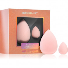 BrushArt Make-up Sponge Set Mini me - Nude burete pentru machiaj MINI ME - NUDE