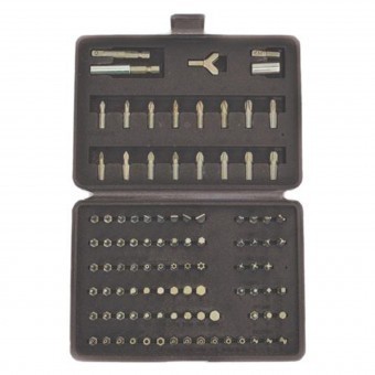 Set biti cu adaptor 1/4&amp;quot; 100 piese, Gadget 390707 foto