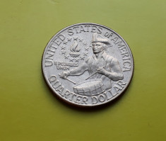 25 cent 1976 D USA Quarter dollar SUA Statele Unite ale Americii foto