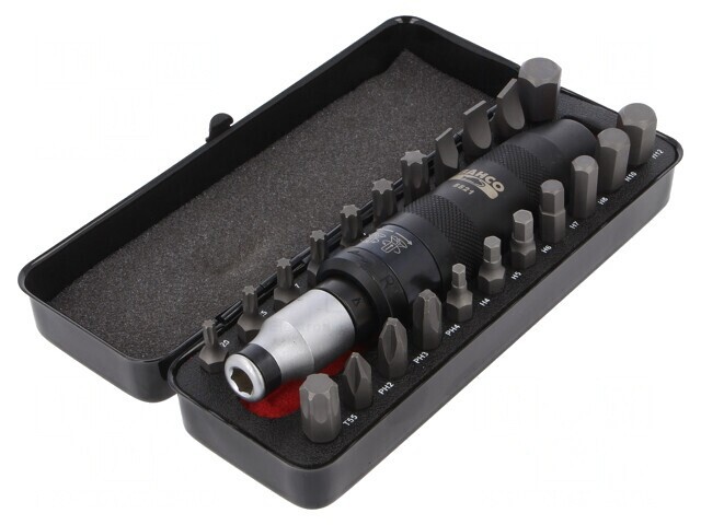 Kit Capete Șurubelniță 23 Bucăți Imbus Pozidriv Plată Torx