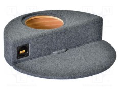 Carcasa difuzor MDF melanj gri BASSER 250mm Frezare 270mm foto