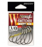 Carlige Offset Decoy S-Switcher Worm 104 (Marime Carlige: Nr. 5/0)