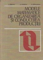 Modele matematice de organizarea si conducerea productiei foto