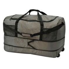 Geanta de voiaj pliabila cu roti si maner pentru umar, 103 litri, Kaki, 82x34x37 cm, ConceptSeller