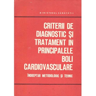 - Criterii de diagnostic si tratament in principalele boli foto