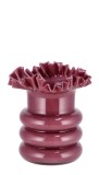 Cumpara ieftin Vaza flori sticla roz 20 x 21 cm