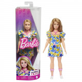 Papusa Barbie Fashionista Blonda Cu Sindrom Down, Mattel