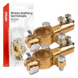 Borne baterie din alamă 800 A 2 buc. AMIO-04390