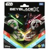 BEYBLADE X STAR WARS PACHET DUO LUKE SKYWALKER 4-80B SI DARTH VADER 4-60P, Hasbro