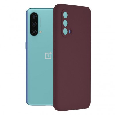 Husa Techsuit Soft Edge Silicon Oneplus Nord CE 5G - Plum Violet foto