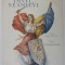 IMNUL NEAMULUI , versuri de VASILE MILITARU , muzica de DUMITRU MIHAILESCU - TOSCANI , PE COPERTA O CROMOLITOGRAFIE de PICTORUL STOICA DUMITRESCU ,