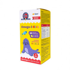 Omega 3 Kids Marine Biocare, 60 capsule masticabile, Phyto Biocare