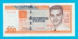 Bancnotă Cuba (pick 130) 200 Pesos 2022 UNC serie: 7556..