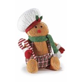 Figurina Turta Dulce Baietel textil multicolor 26x17x32 cm