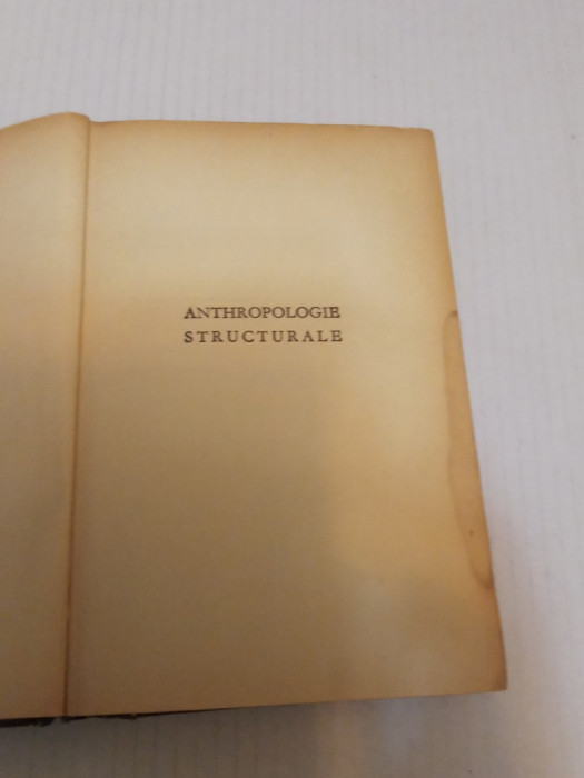 Anthropologie Structurale - Claude Levi-Strauss