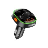 Modulator FM Vision Touch Bluetooth, incarcare 12W USB A, negru, VFT01N